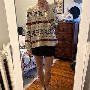 Fair isle sweater